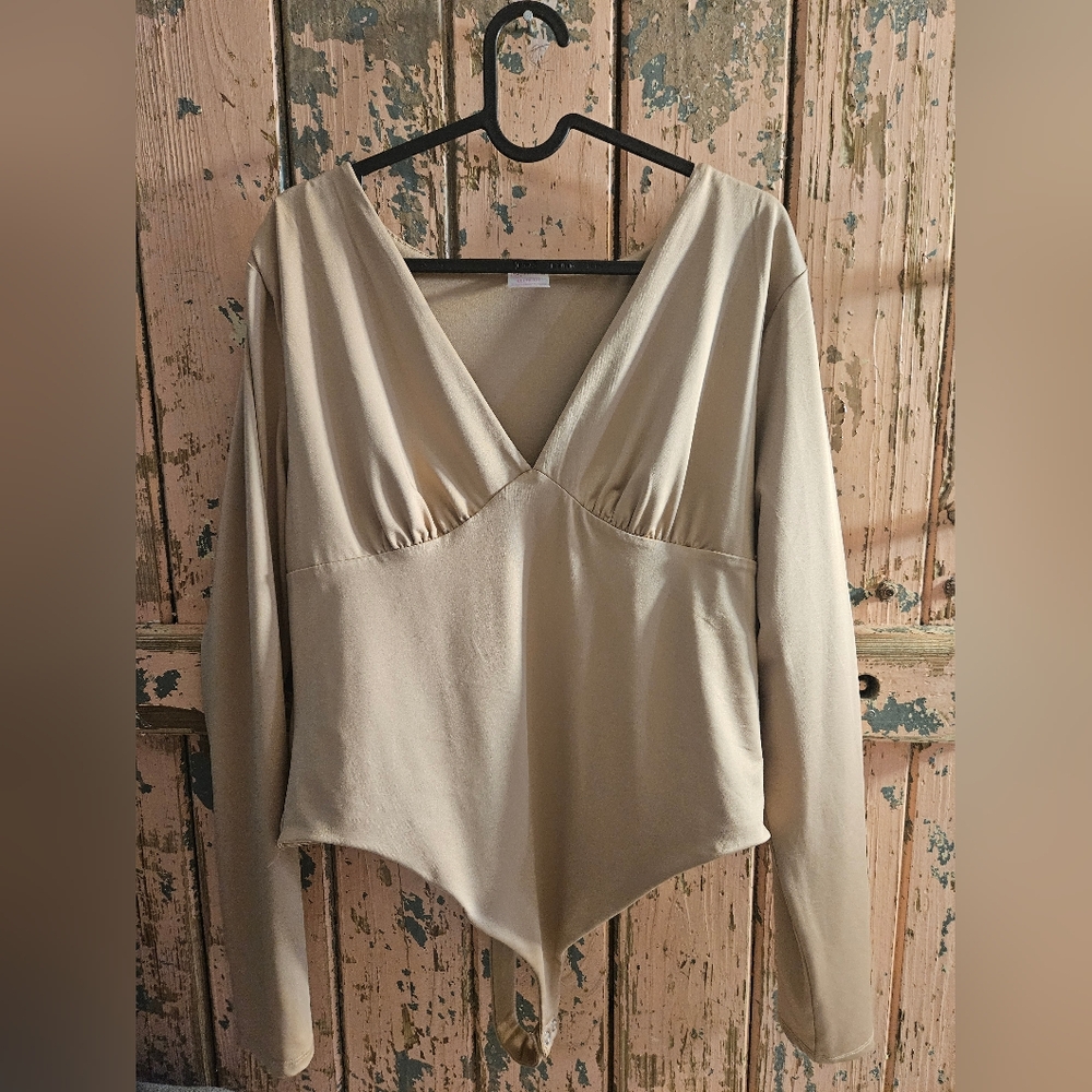 Elegant Cream Women's Top